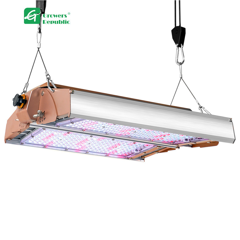 Growers Republic Greenhouse LED Grow Light Angle Adjustable 320 Watt LED